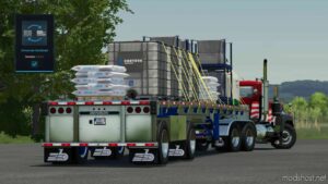 FS22 Trailer Mod: Benson Flatbed V1.0.0.8 (Image #5)