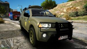 Mitsubishi L200 – Vojska Srbije / Serbian Army [Replace] for Grand Theft Auto V