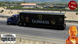 ATS Mod: Mickeys Beverages Trailer 1.48.5 (Image #2)