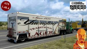 ATS Mod: Mickeys Beverages Trailer 1.48.5 (Image #3)