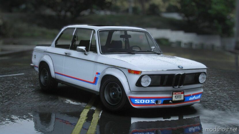 GTA 5 BMW Vehicle Mod: 1973 BMW 2002 Turbo Add-On (Featured)