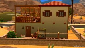 Sims 4 Mod: Renovated Small Ancient Greek House NO CC (Image #7)