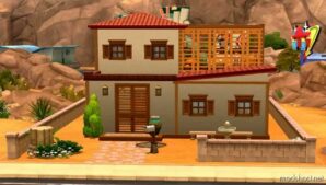 Sims 4 Mod: Renovated Small Ancient Greek House NO CC (Image #12)