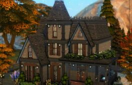 The Shrouded Manor [NO CC] for Sims 4