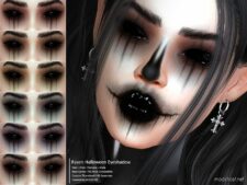 Raven Halloween Eyeshadow for Sims 4