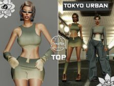 Tokyo Urban Collection SET for Sims 4