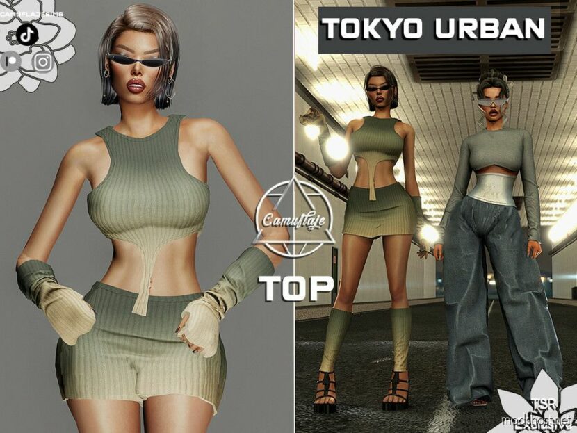 Sims 4 Everyday Clothes Mod: Tokyo Urban Collection SET (Featured)