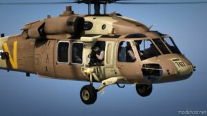 GTA 5 Vehicle Mod: S-70A Yanshuf (Black Hawk) Israel Add-On | Vehfuncs V (Image #2)