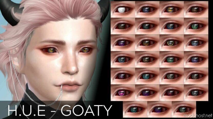 H.U.E – Goaty Eyes for Sims 4