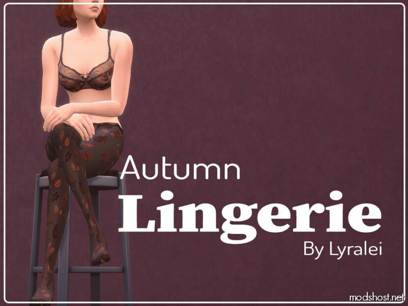 Autumn Lingerie for Sims 4