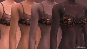 Sims 4 Elder Clothes Mod: Autumn Lingerie (Image #5)