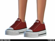 Sims 4 Female Shoes Mod: Sneakers (Female) – S102301 (Image #2)