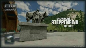 FS22 Placeable Mod: Steppe Cattle (Bull Gate) (Image #3)