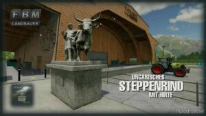 FS22 Placeable Mod: Steppe Cattle (Bull Gate) (Image #5)