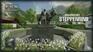 FS22 Placeable Mod: Steppe Cattle (Bull Gate) (Image #7)