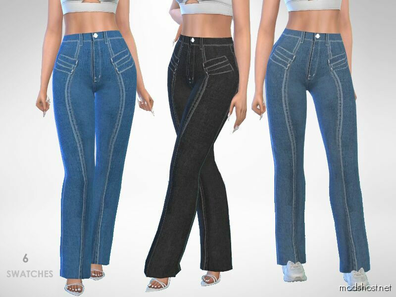 Malika Jeans Sims 4 Clothes Mod - ModsHost