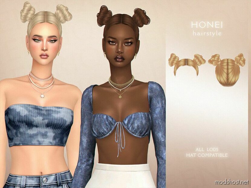 Honei Hairstyle for Sims 4