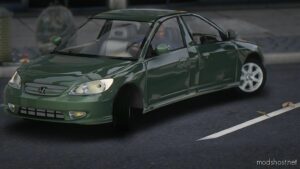 GTA 5 Honda Vehicle Mod: 2005 Honda Civic 2 Fronts Add-On | Lods (Image #4)