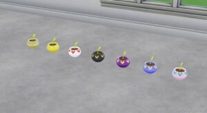 Sims 4 Object Mod: Decorative Planters Inspired By Pikmin Bloom (Image #2)