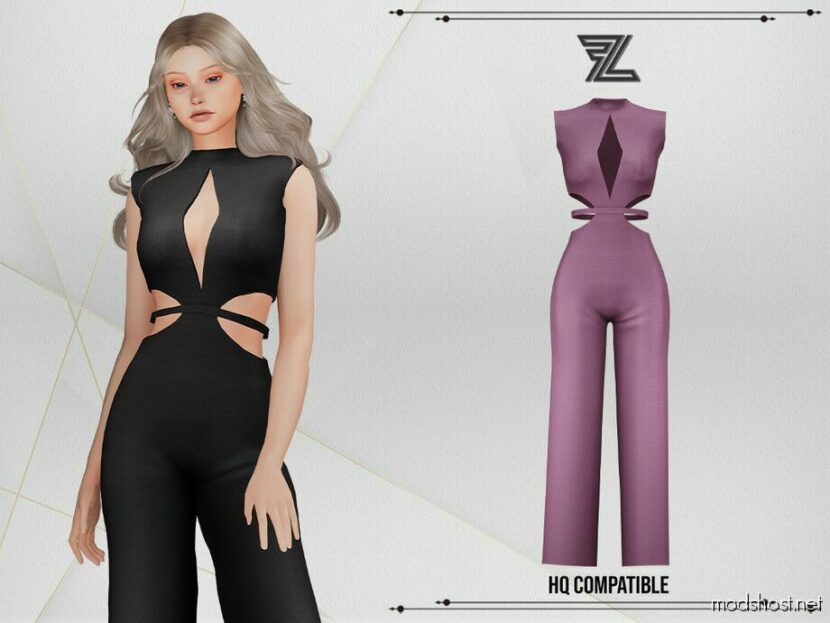Zoya Jumpsuit for Sims 4