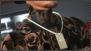 $1M Necklace For MP Male [LOW Poly] “Dollar, Million, Chain” Fivem/Sp for Grand Theft Auto V