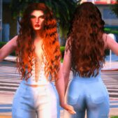 Isabel Hair For MP Female for Grand Theft Auto V