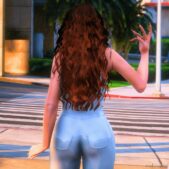 GTA 5 Player Mod: Isabel Hair For MP Female (Image #3)