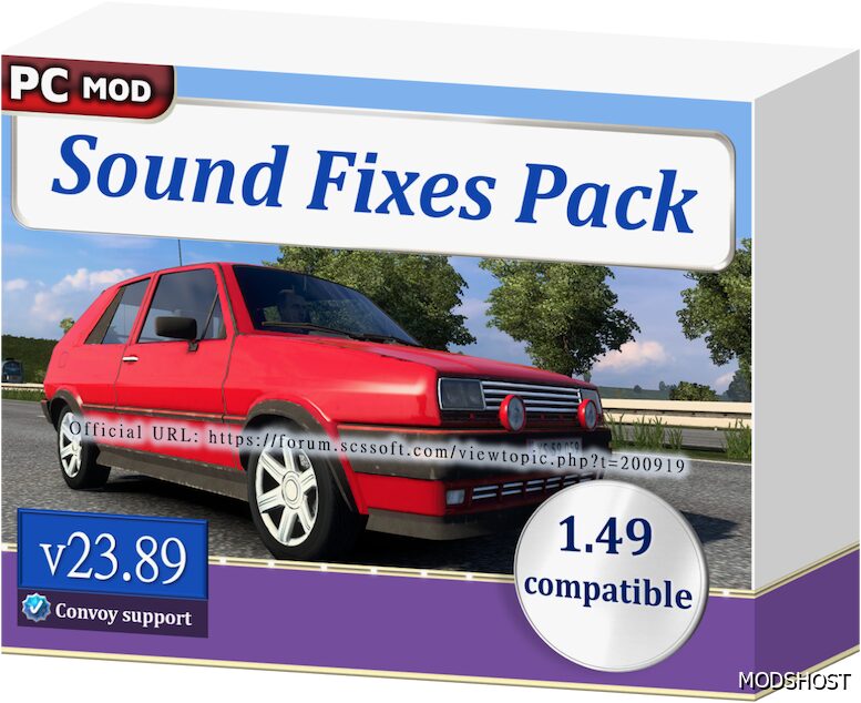 Sound Fixes Pack V23.90 for Euro Truck Simulator 2