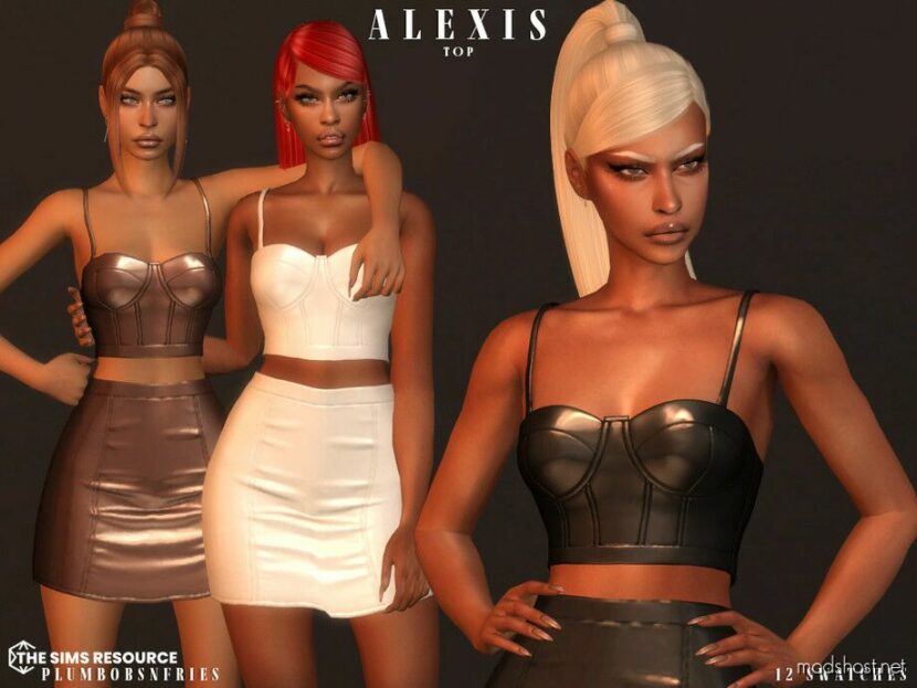 Sims 4 Elder Clothes Mod: Alexis SET (Featured)