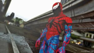 GTA 5 Player Mod: Spider Man-Carnage Add-On PED (Image #3)