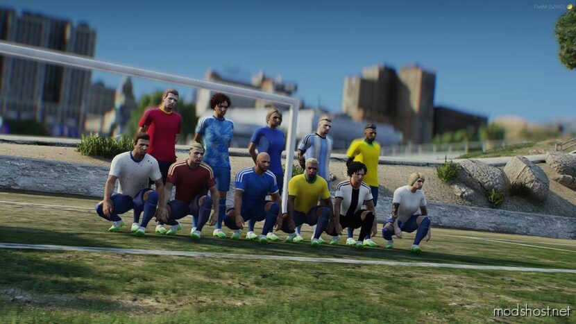 GTA 5 Mod: Soccer Uniforms Add-On | Singleplayer & Fivem Ready (Featured)