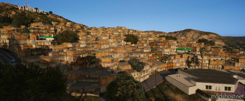 GTA 5 Mod: Vinewood Favela Ymap (Featured)