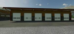 FS22 Placeable Mod: Austriamodding Drive-Through Hall BIG V1.0.1 (Image #3)