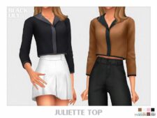 Juliette TOP for Sims 4