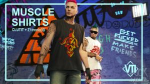 Muscle Shirts For MP Males for Grand Theft Auto V