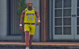 GTA 5 Player Mod: Kobe Bryant Add-On PED (Image #2)