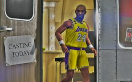 GTA 5 Player Mod: Kobe Bryant Add-On PED (Image #3)