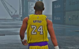 GTA 5 Player Mod: Kobe Bryant Add-On PED (Image #5)