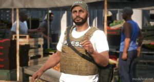 GTA 5 Player Mod: Press / WAR Journalist Gear SP Add-On | MP Freemode (Image #4)