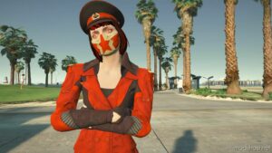 GTA 5 Player Mod: Mortal Kombat 11: Skarlet Add-On PED (Image #2)