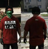 GTA 5 Player Mod: Families GTA Gang Shirts And Real Life Pack + ICE Cube Tshirt (Image #5)