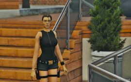 GTA 5 Player Mod: Lara Croft Add-On PED (Image #3)