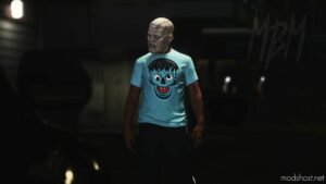 GTA 5 Player Mod: MBM – Halloween T-Shirt Pack For MP Male (Image #2)