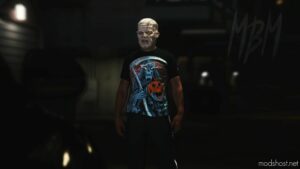 GTA 5 Player Mod: MBM – Halloween T-Shirt Pack For MP Male (Image #3)