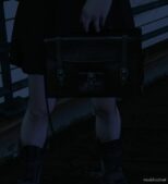 GTA 5 Player Mod: Wednesday Addams Costume With Props (Image #5)