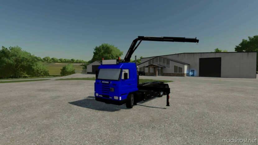 Scania 143M V8 Hooklift for Farming Simulator 22