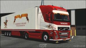 Volvo FH5 + Trailer Frank DE Ridder V2.0 [1.48] for Euro Truck Simulator 2