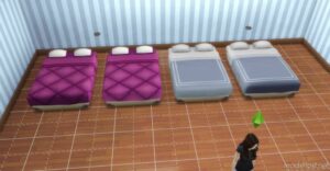 Sims 4 Mod: Clip-Able Separated Vintage Glamor Beds And BED Frames (Image #3)