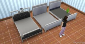 Sims 4 Mod: Clip-Able Separated Vintage Glamor Beds And BED Frames (Image #4)