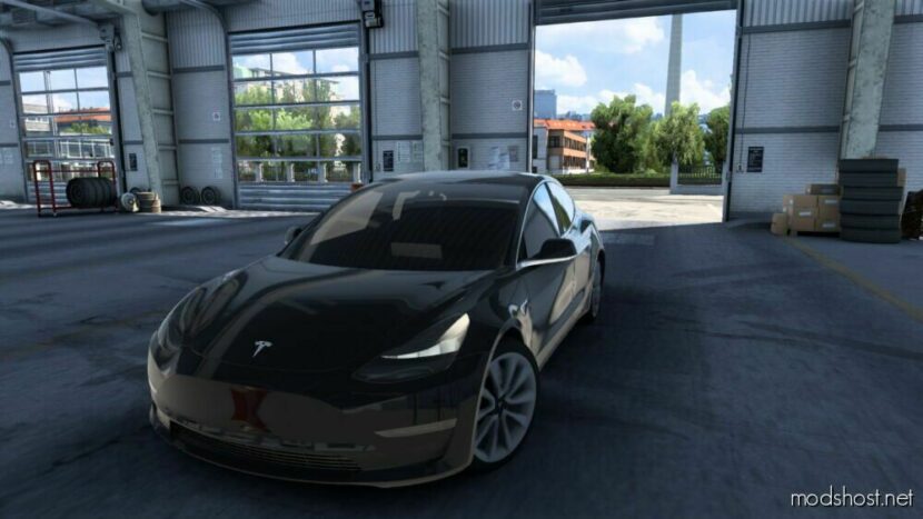 ets2: Tesla Model S + fix [1.32.x] v update auf 1.32 + fix Sonstige Mod für  Eurotruck Simulator 2